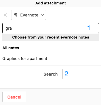 Evernote Nozbe Help